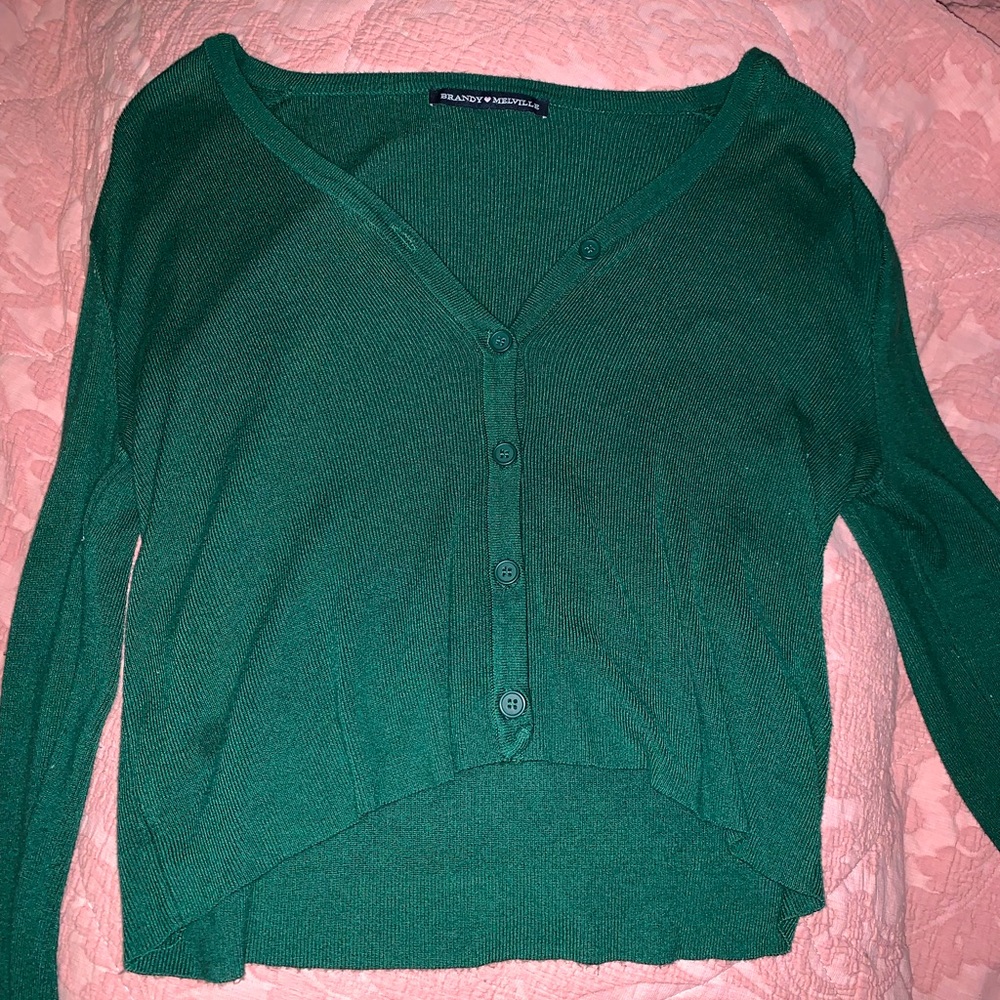 brandy melville cropped long sleeve